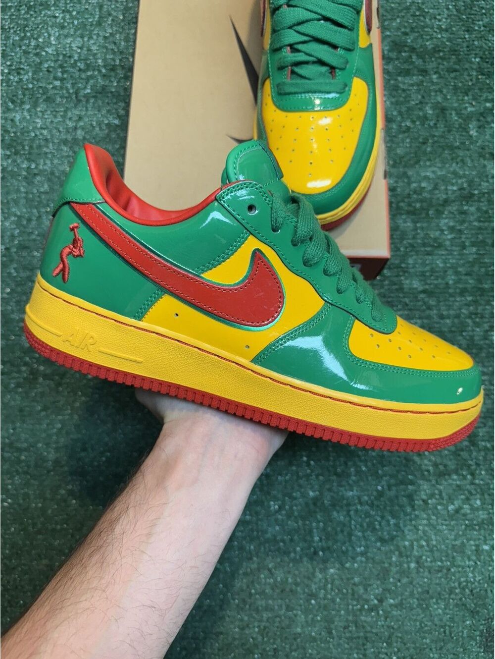 Nike Air Force Low Lil Yatchy Conrete Boys Size 10